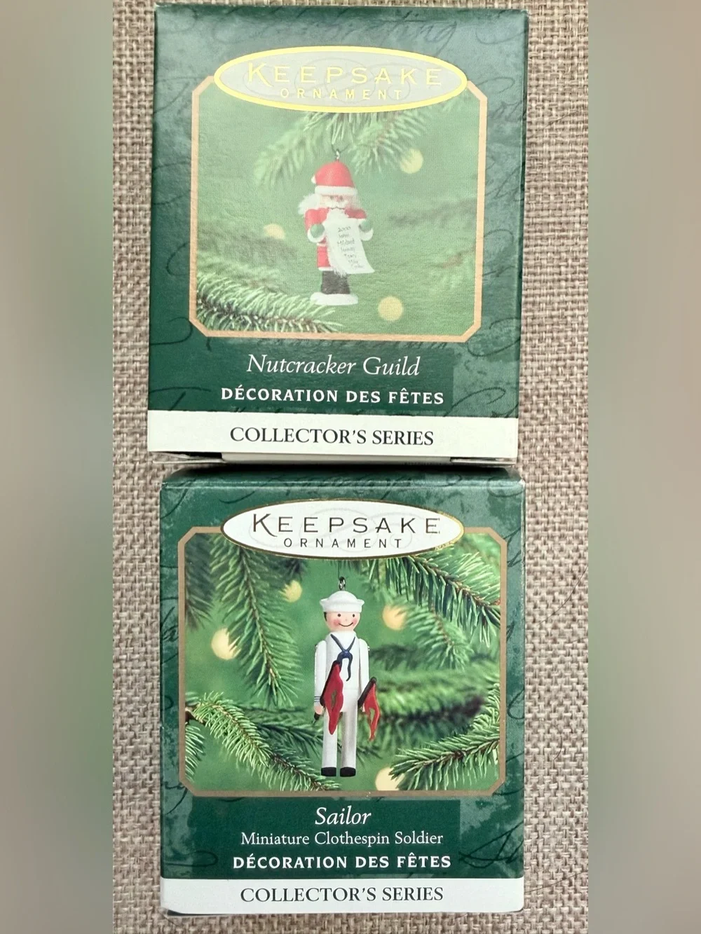 Vintage Hallmark Keepsake Mini Nutcracker Guild & Clothespin Soldier Lot of 10
